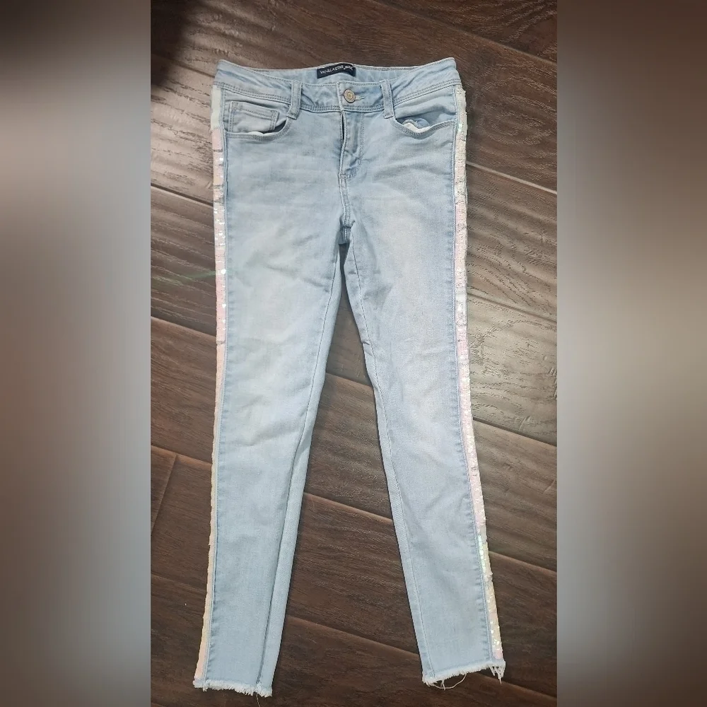 Girls Vanilla Star light blue jeans